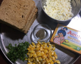 A picture of step 1 of Sweet Corn Sandwich.