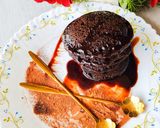 A picture of step 6 of Millet Dark Chocolate Pancakes.