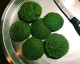 A picture of step 5 of Green Idli.