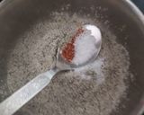 A picture of step 3 of Kuttu ke pakode.