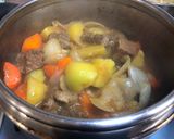 A picture of step 4 of Japanese Beef Potato with Curry Powder.