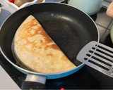 Foto del paso 5 de la receta: Wrap de tortilla y jamón a la sartén