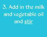A picture of step 1 of Simple pancakes.
