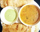 सांबर डोसा नारियल चटनी के साथ रेसिपी चरण 11 फोटो