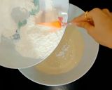 A picture of step 4 of Rainbow cake.