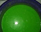 Foto langkah ke 4 dari resep Brownis Kukus Pandan Keju ala Tyka.