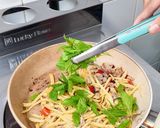 A picture of step 6 of Easy and Delicious Stir-Fried Bamboo Shoots with Basil (Pad Krapow Nor Mai).