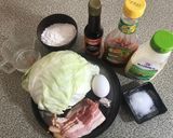Foto del paso 1 de la receta: Okonomiyaki ~Panqueque Salado Estilo Japonés~