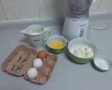 Foto del paso 1 de la receta: Panqueques relleno de espinacas