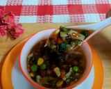 A picture of step 12 of Hot and Sour Soup.