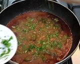 A picture of step 13 of Stuffed Chilli Curry.