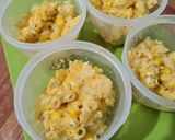 Foto langkah ke 6 dari resep Makaroni Pasta Keju Jagung. Mpasi 10m+.