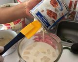 A picture of step 2 of Horchata Water 😋.