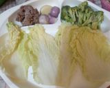 Foto langkah ke 1 dari resep Mpasi 7bulan (daging giling, broccoli, sawi putih).