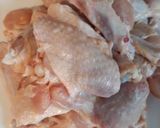 Zöldborsó leves csirkeszárnnyal recept fázis 1 fotója