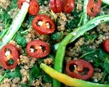 A picture of step 2 of Kheema methi(mince meat with fenugreek leaves)😊.
