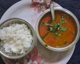 A picture of step 8 of Whole Moong Dal Curry.