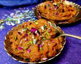 A picture of step 6 of Gajar Halwa with Honey.