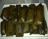 Foto langkah ke 9 dari resep Lontong isi oncom.