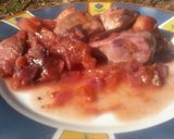 Foto del paso 3 de la receta: Pollo c/cebollas, ciruelas fresca y manzana verde. Receta original de @drlisandroromagnoli