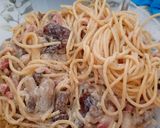 Foto del paso 7 de la receta: Espaguetis a la Carbonara con Setas!!