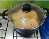 Foto del paso 6 de la receta: Pollo a la naranja con fideo a la manteca