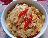 ผัดหน่อไม้ใส่ไข่🌶️🥚 วิธีทำสูตร 3 รูป