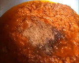 A picture of step 1 of Asun jollof.