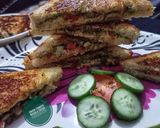 A picture of step 8 of Onion Tomato Masala Papad Sandwich.