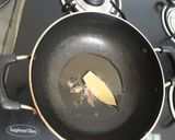 A picture of step 1 of Kashmiri pulao.