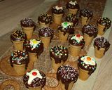 Φωτογραφία βήματος 5 της συνταγής Cupcakes χωνάκια 🍦