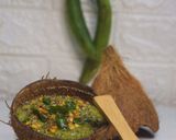 A picture of step 3 of Turai ke chilke ki chutney.