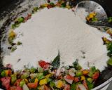 A picture of step 3 of Upma.