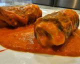 Foto del paso 10 de la receta: Rollitos de ternera en salsa de pimientos