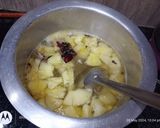 A picture of step 2 of Pineapple core syrup.