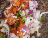 A picture of step 1 of Paneer sandwich.
