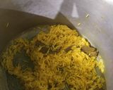 A picture of step 4 of Gobindobhog rice.
