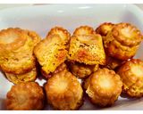 A picture of step 6 of Chorizo Canelés.