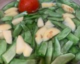 A picture of step 2 of Simba Baigana Besara (Lima beans/Sem Phali & brinjals in mustard paste).