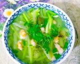 Hình bước làm 3 của món Canh bầu nấu tôm