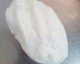 A picture of step 7 of Chenna gaja.
