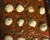 A picture of step 9 of Chicken arrabbiata stew with parmesan dumplings.