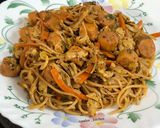 A picture of step 17 of Non Veg Noodles (Chowmein).