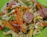 Foto langkah ke 6 dari resep Orak arik telur & sayur (buncis, wortel, kol).