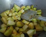 A picture of step 2 of Sauted squash.