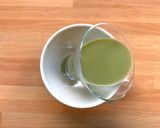A picture of step 5 of Matcha Green Tea and White Chocolate Panna Cotta.