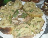 صورة لخطوة 9 من وصفة رولي بطاطا بالدجاج 🤩🍗
