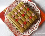 Foto langkah ke 8 dari resep Ogura Cake Green Tea.