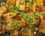 Hình bước làm 3 của món Đậu hũ sốt teriyaki