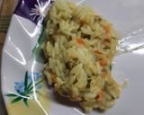 Foto del paso 4 de la receta: Arroz saborizado, palmitos, cherry y queso